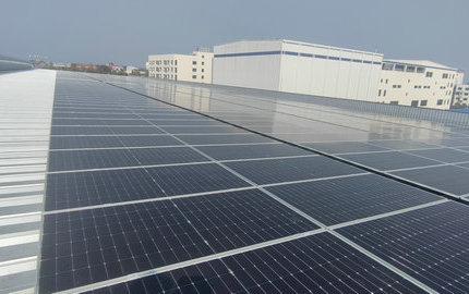 jcjc5500公海贵宾会公司首个光伏项目成功并网发电